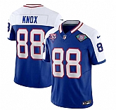 Men & Women & Youth Buffalo Bills #88 Dawson Knox Blue White 2023 F.U.S.E. 75th Anniversary Throwback Vapor Untouchable Limited Football Stitched Jersey,baseball caps,new era cap wholesale,wholesale hats